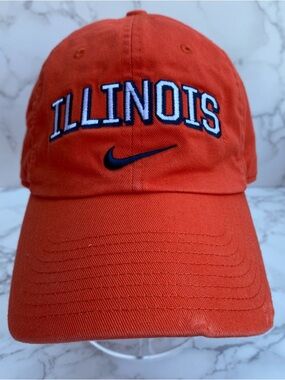 Illinois Fighting Illini Nike Heritage86 Orange Adjustable Cap Adult